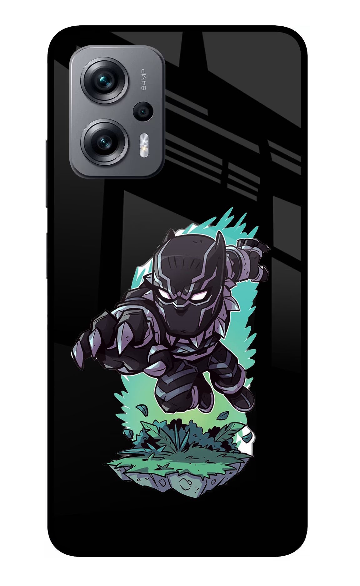 Black Panther Redmi K50i Glass Case