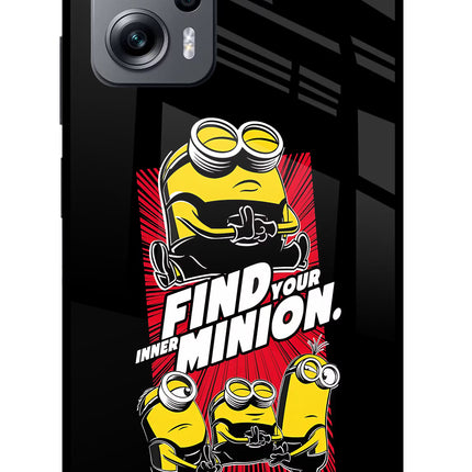 Find your inner Minion Redmi K50i Glass Case
