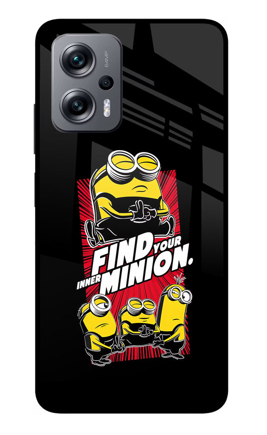 Find your inner Minion Redmi K50i Glass Case