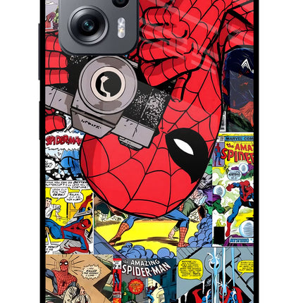 Spider Man Redmi K50i Glass Case