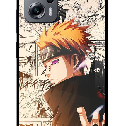Pain Anime Redmi K50i Glass Case Back Cover by Casekaro