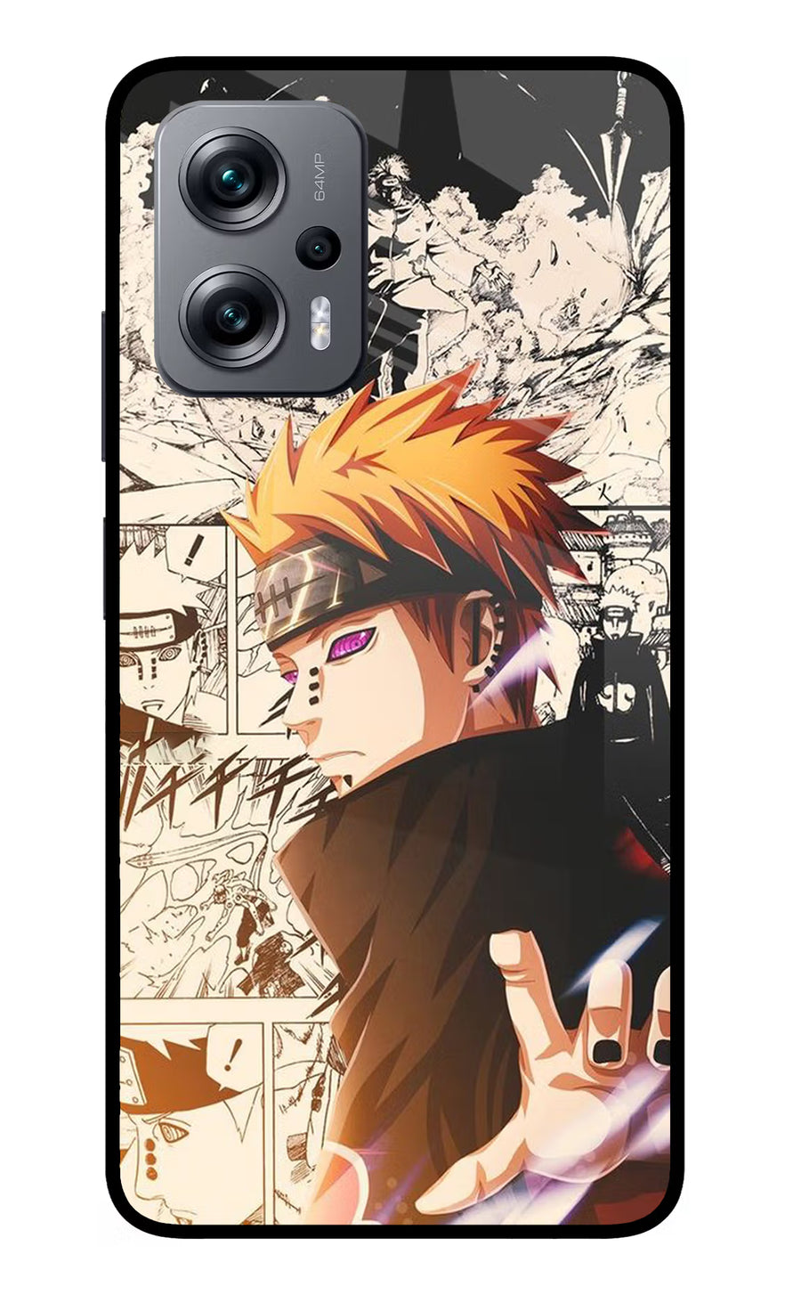 Pain Anime Redmi K50i Back Cover, Glass case