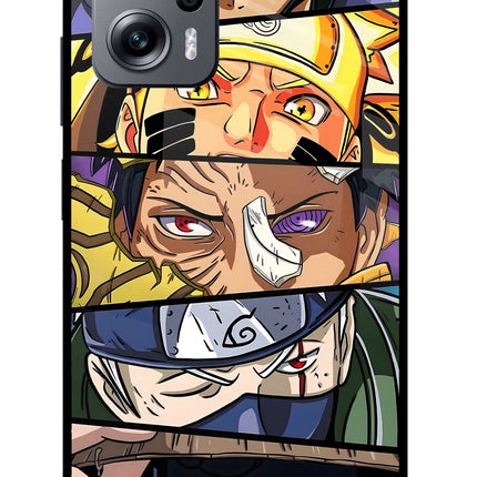 Naruto Character Redmi K50i Glass Case