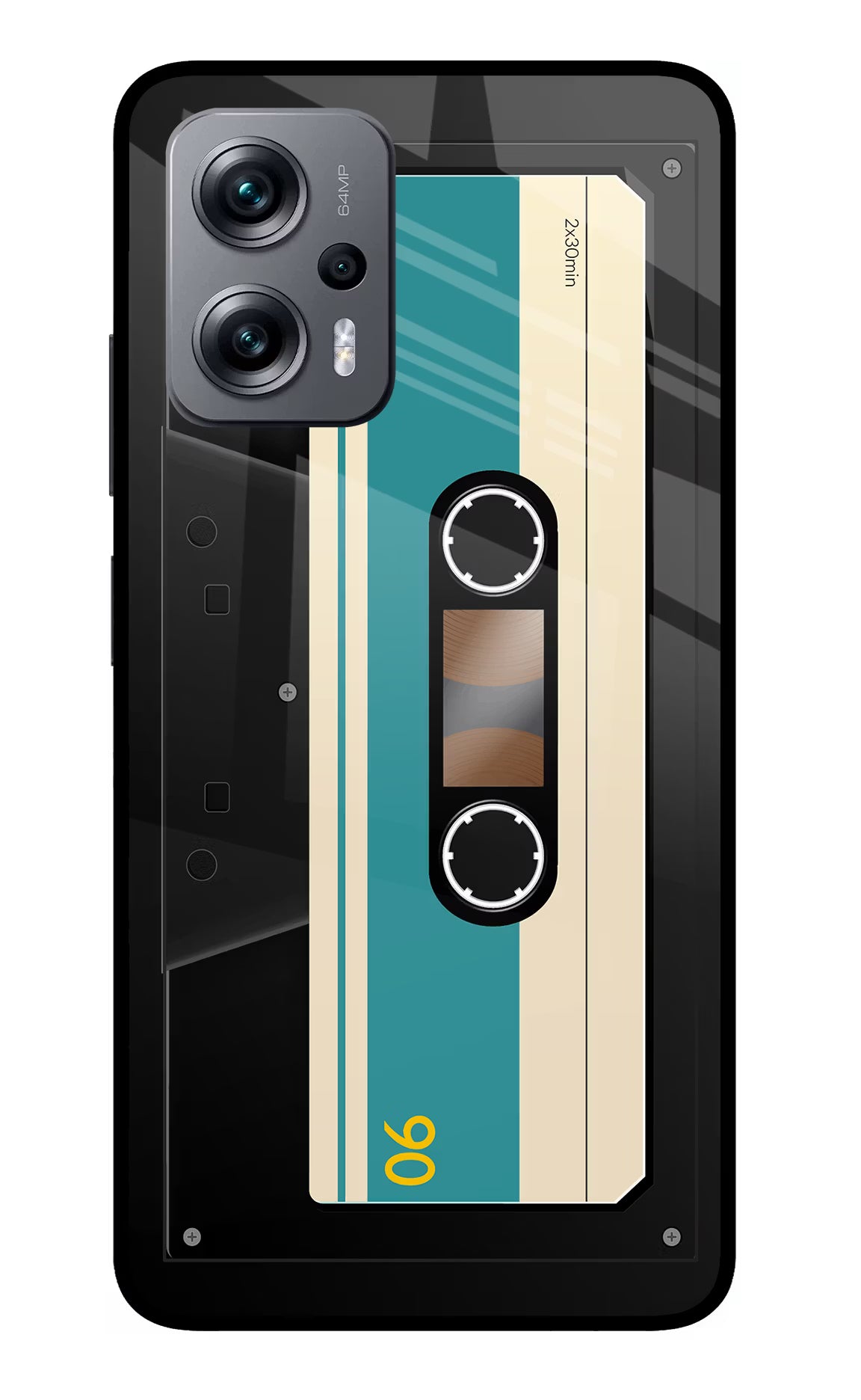 Cassette Redmi K50i Glass Case Back Cover by Casekaro