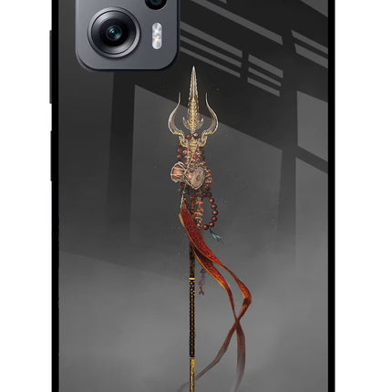 Shiv Trishul Redmi K50i Glass Case