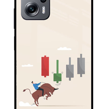Bull Trading Momentum Redmi K50i Glass Case
