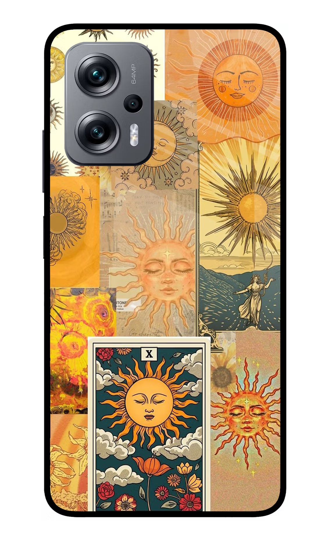 Sun Redmi K50i Glass Case Back Cover by Casekaro