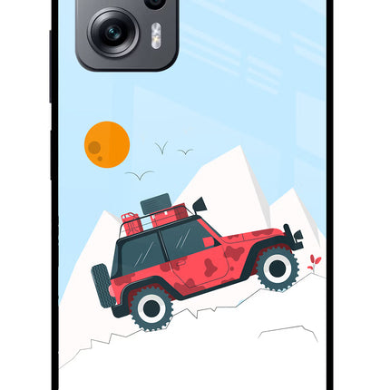 Mountain Trail Beast Redmi K50i Glass Case