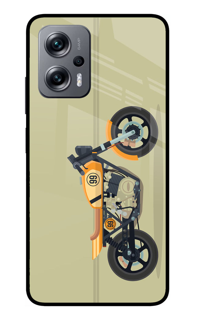 Vertical Speedster Redmi K50i Glass Case