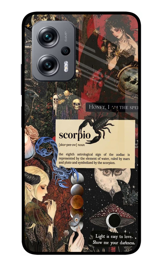 Scorpio Zodiac Redmi K50i Glass Case
