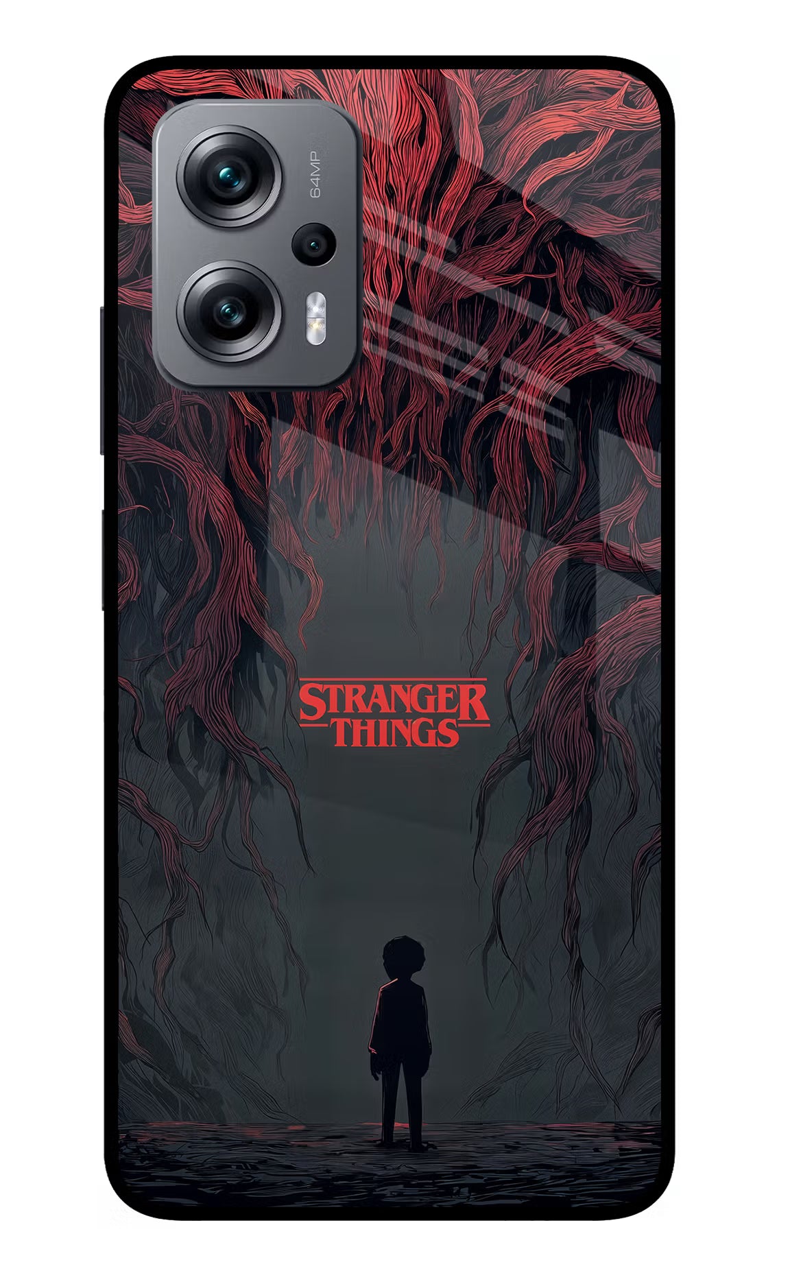 Ordinary Things Dark Side Redmi K50i Glass Case Back Cover by Casekaro