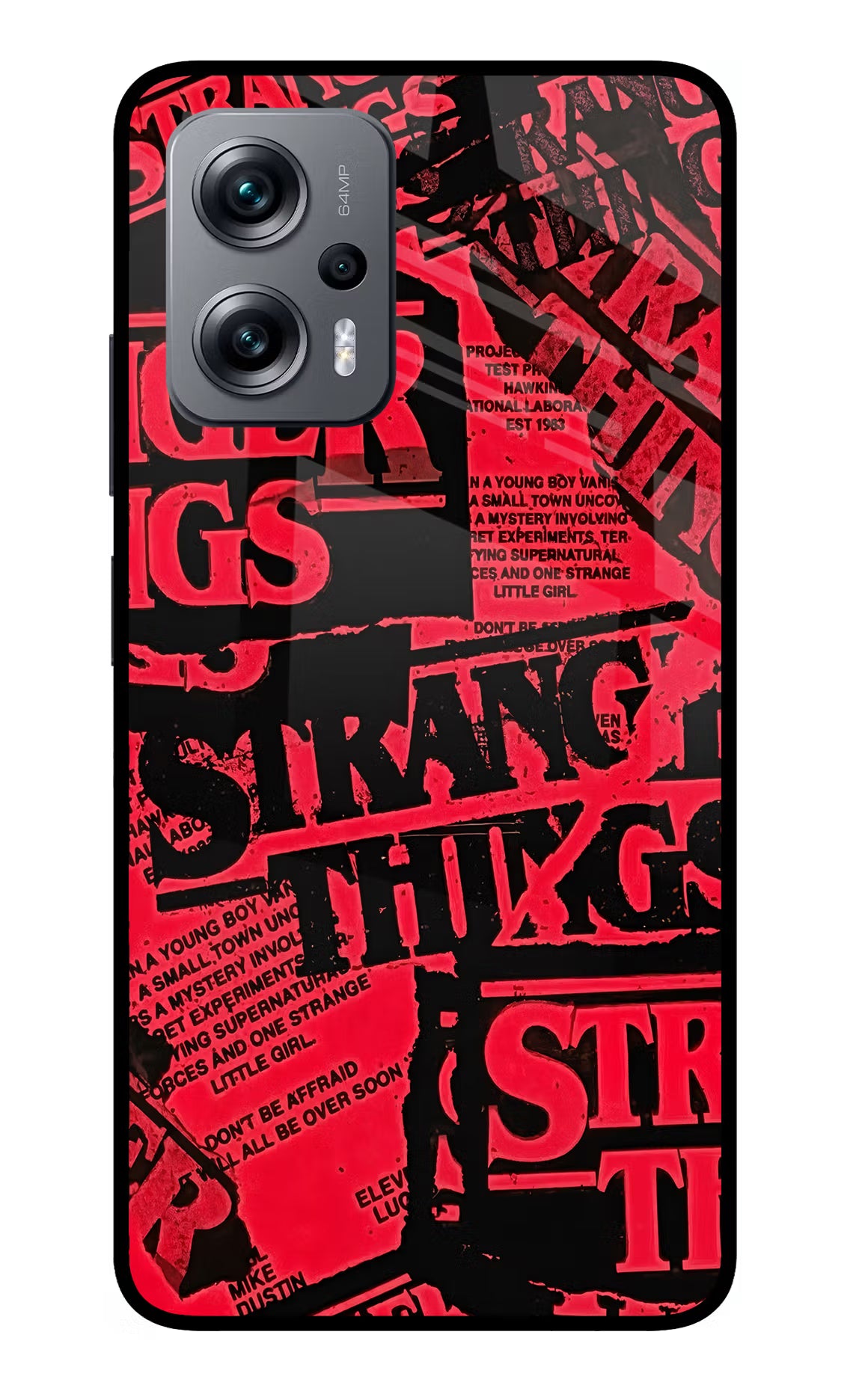 Ordinary Things Redmi K50i Glass Case Back Cover by Casekaro