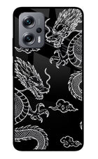 Twin Dragons Redmi K50i Glass Case