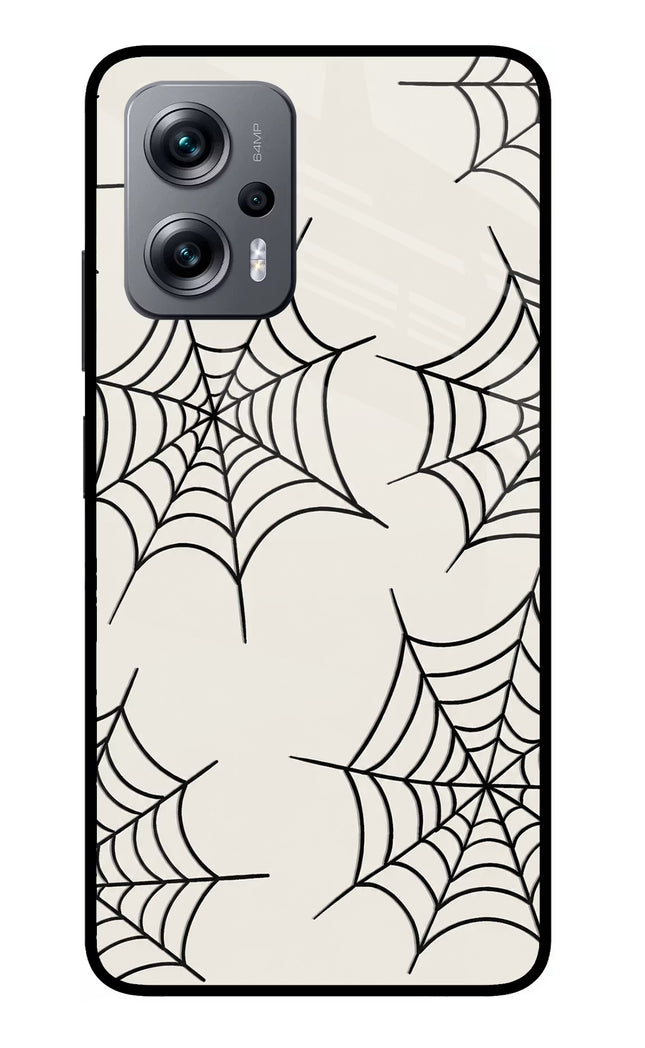 Spider Web Redmi K50i Glass Case