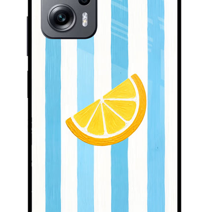 Summer Lemon Redmi K50i Glass Case
