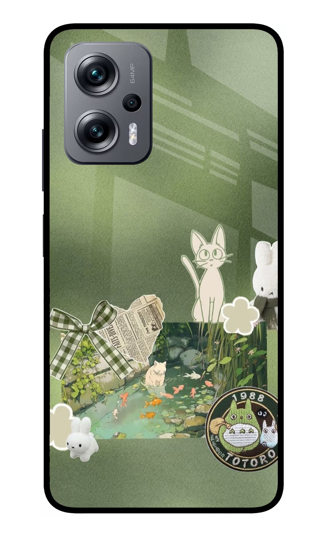 Aesthetic anime Redmi K50i Glass Case Back Cover by Casekaro