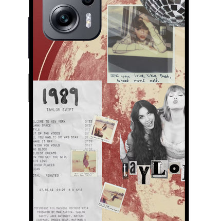 Taylor Swift Redmi K50i Glass Case
