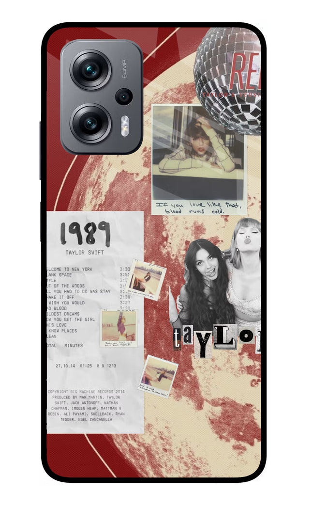 Taylor Swift Redmi K50i Glass Case