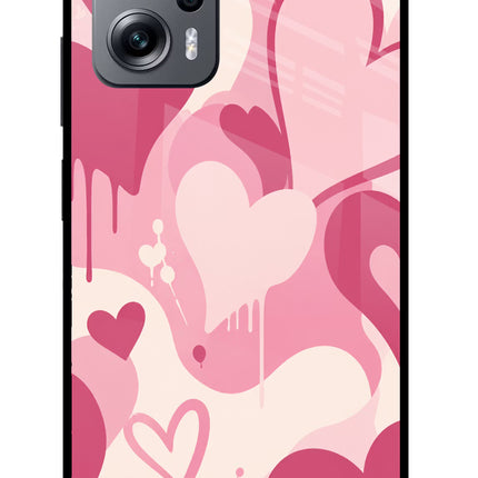 Hearty case Redmi K50i Glass Case