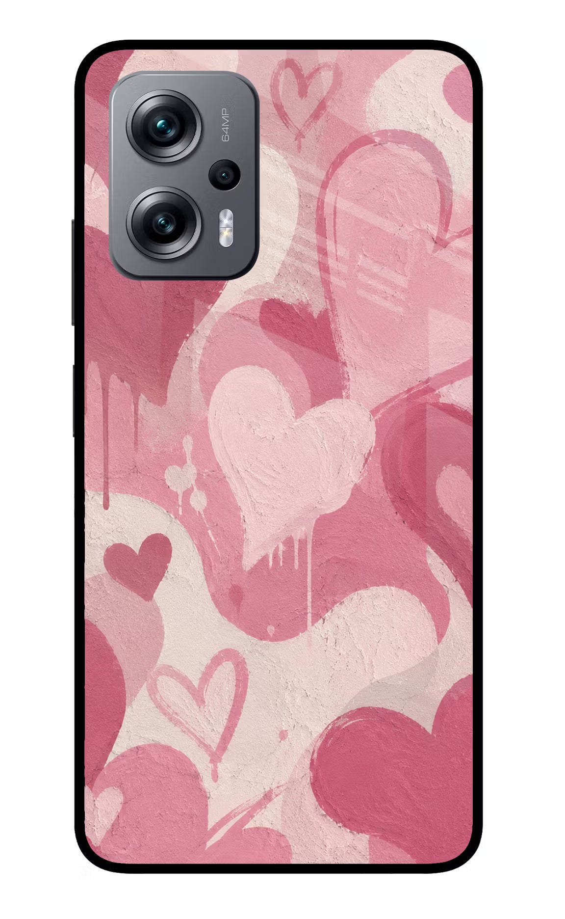 Hearty case Redmi K50i Glass Case