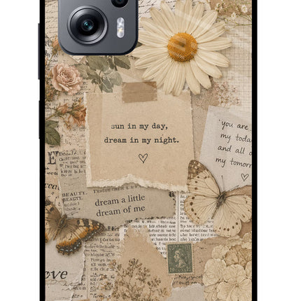 Vintage case Redmi K50i Glass Case