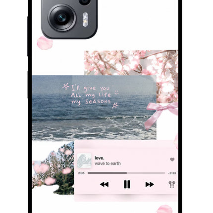 Wave to earth Redmi K50i Glass Case