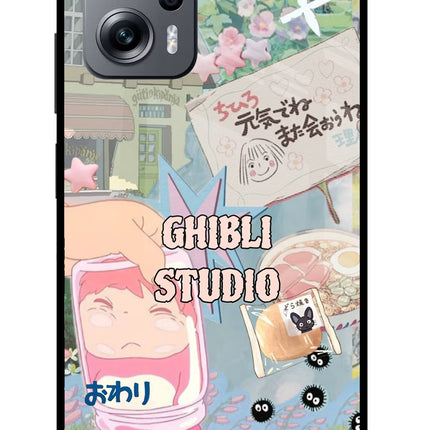 Studio Ghibli Redmi K50i Glass Case