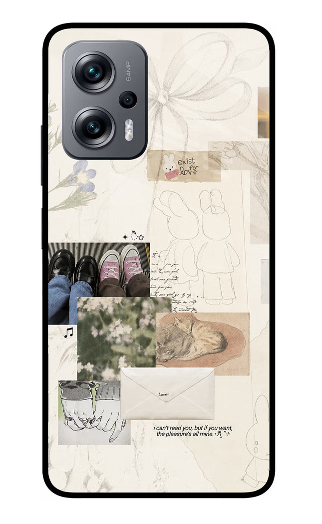 Soft Aesthetic Redmi K50i Glass Case