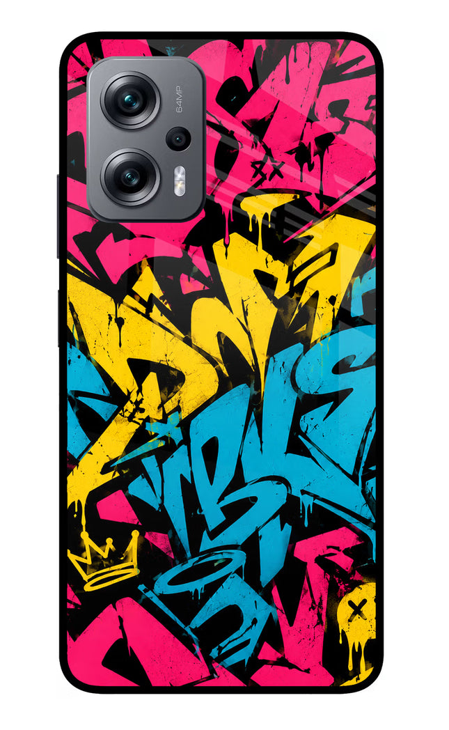 Graffiti Vibe Redmi K50i Glass Case
