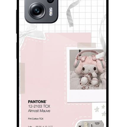 Pantone Asthetic Redmi K50i Glass Case
