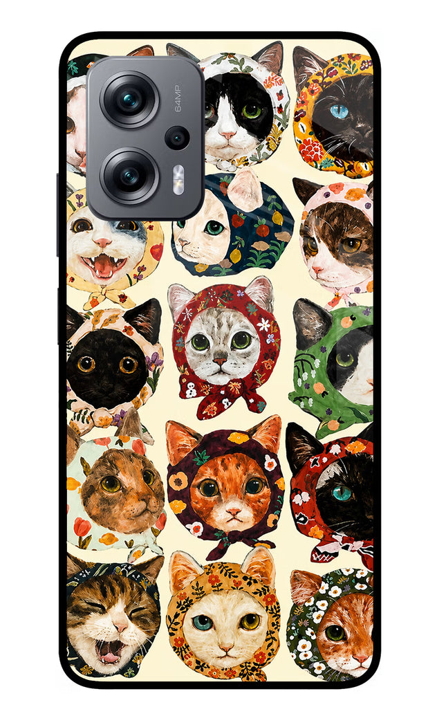 Cool Cat Redmi K50i Glass Case