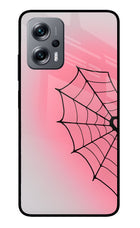Pink Web Redmi K50i Glass Case