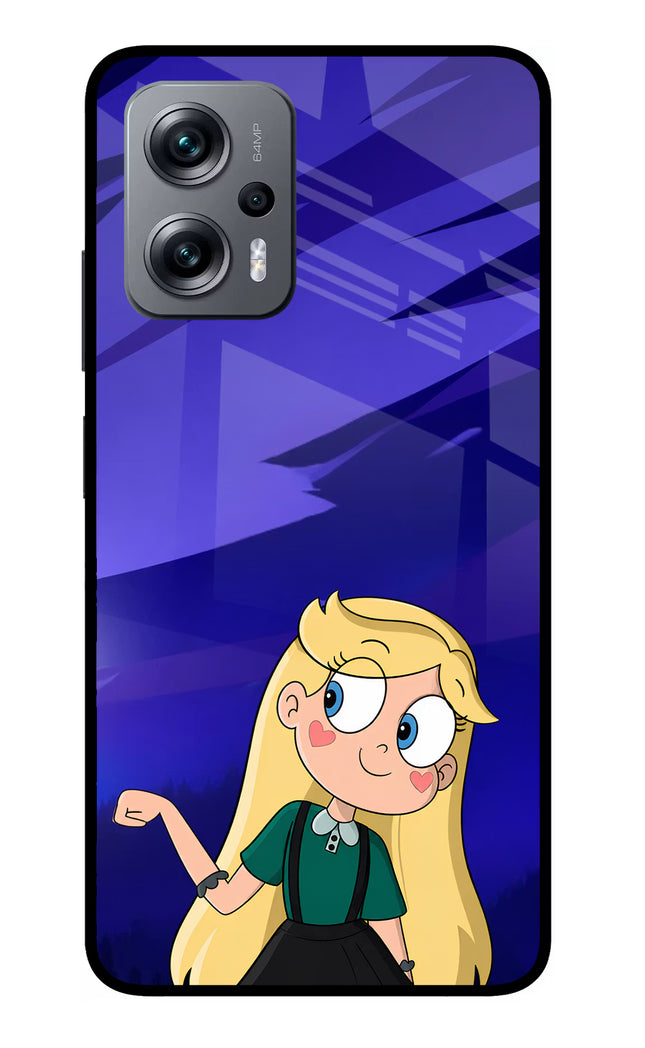 Star Glow Redmi K50i Glass Case