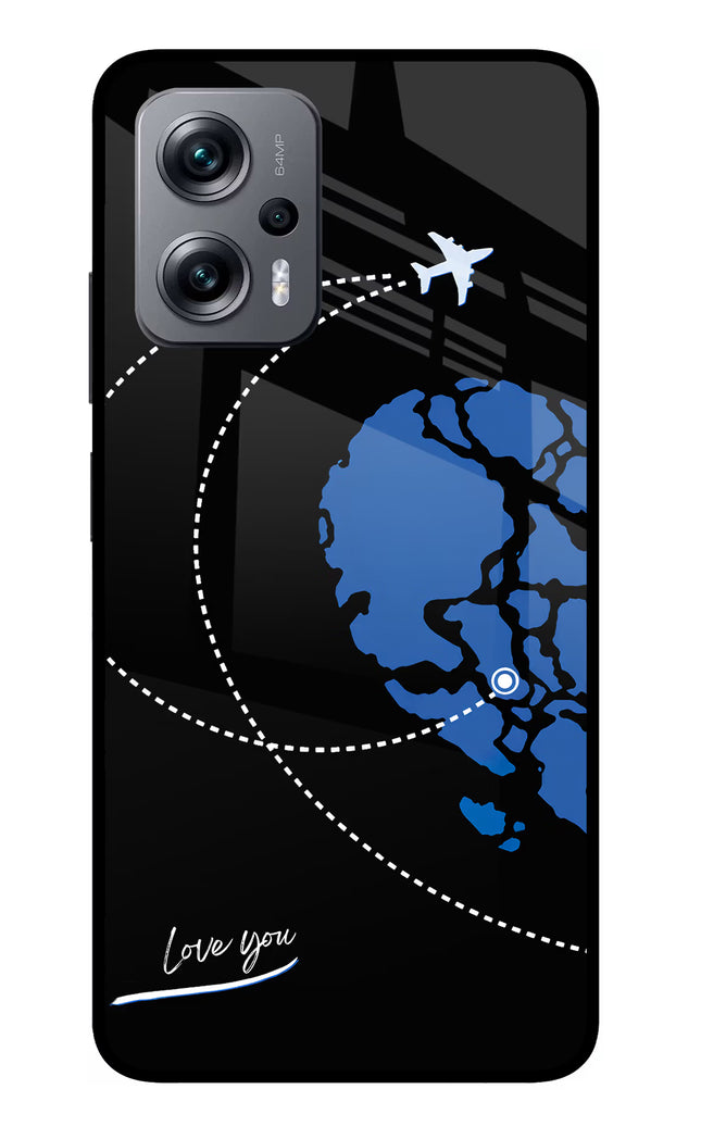 Love Orbit Redmi K50i Glass Case