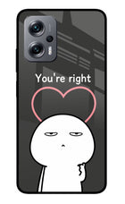 You're Right Redmi K50i Glass Case