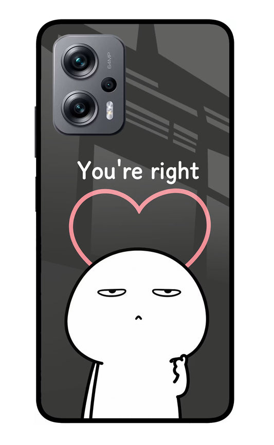 You're Right Redmi K50i Glass Case