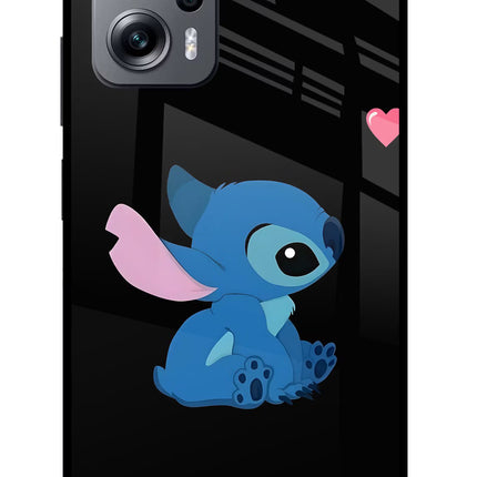 Stitch Crush Redmi K50i Glass Case