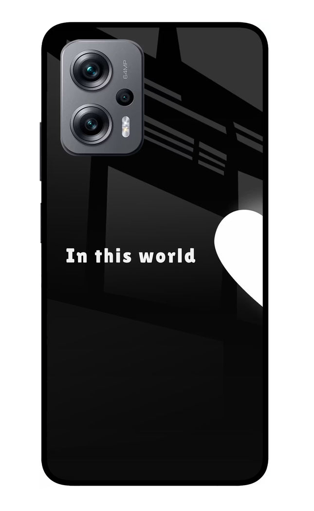 This World Redmi K50i Glass Case