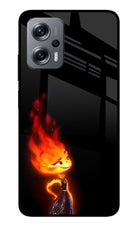 Ember Flame Redmi K50i Glass Case