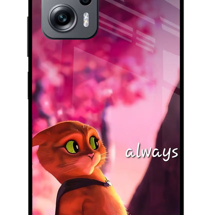 Always Cat Redmi K50i Glass Case