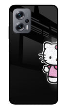 Kitty Charm Redmi K50i Glass Case