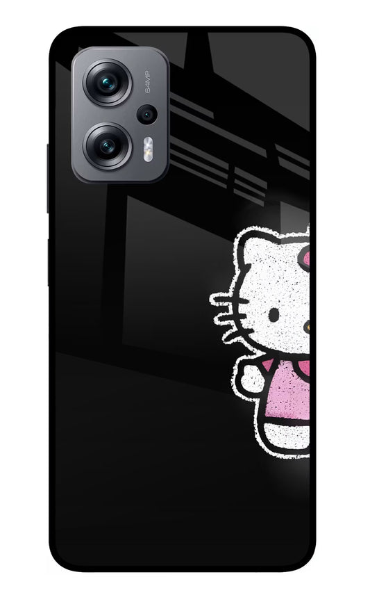 Kitty Charm Redmi K50i Glass Case