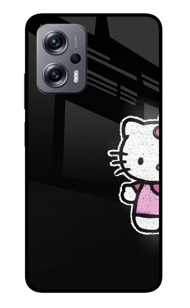 Kitty Charm Redmi K50i Glass Case