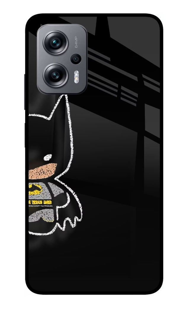 Bat Kitty Redmi K50i Glass Case