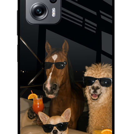 Party Squad Redmi K50i Glass Case