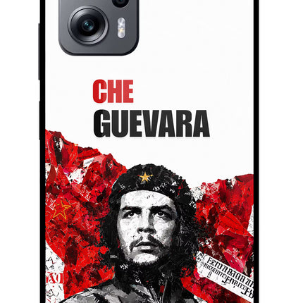 Che Guevara Revolution Redmi K50i Glass Case Back Cover by Casekaro