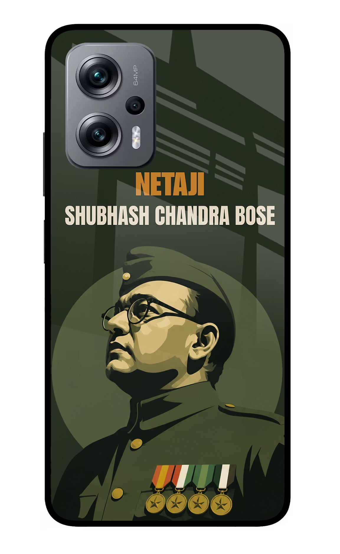 Netaji Legacy Redmi K50i Glass Case