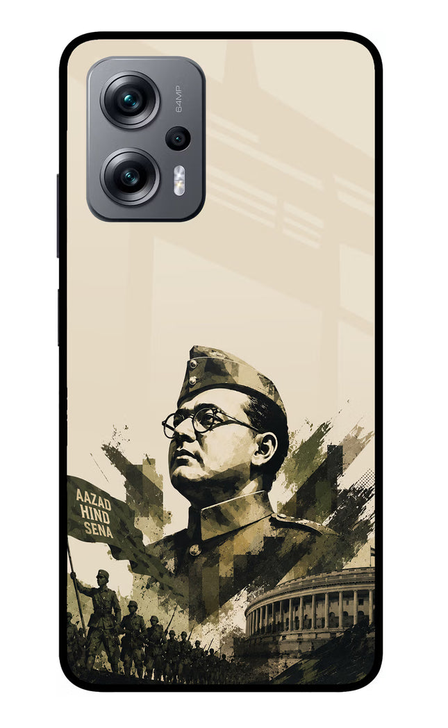 Netaji Rising Redmi K50i Glass Case