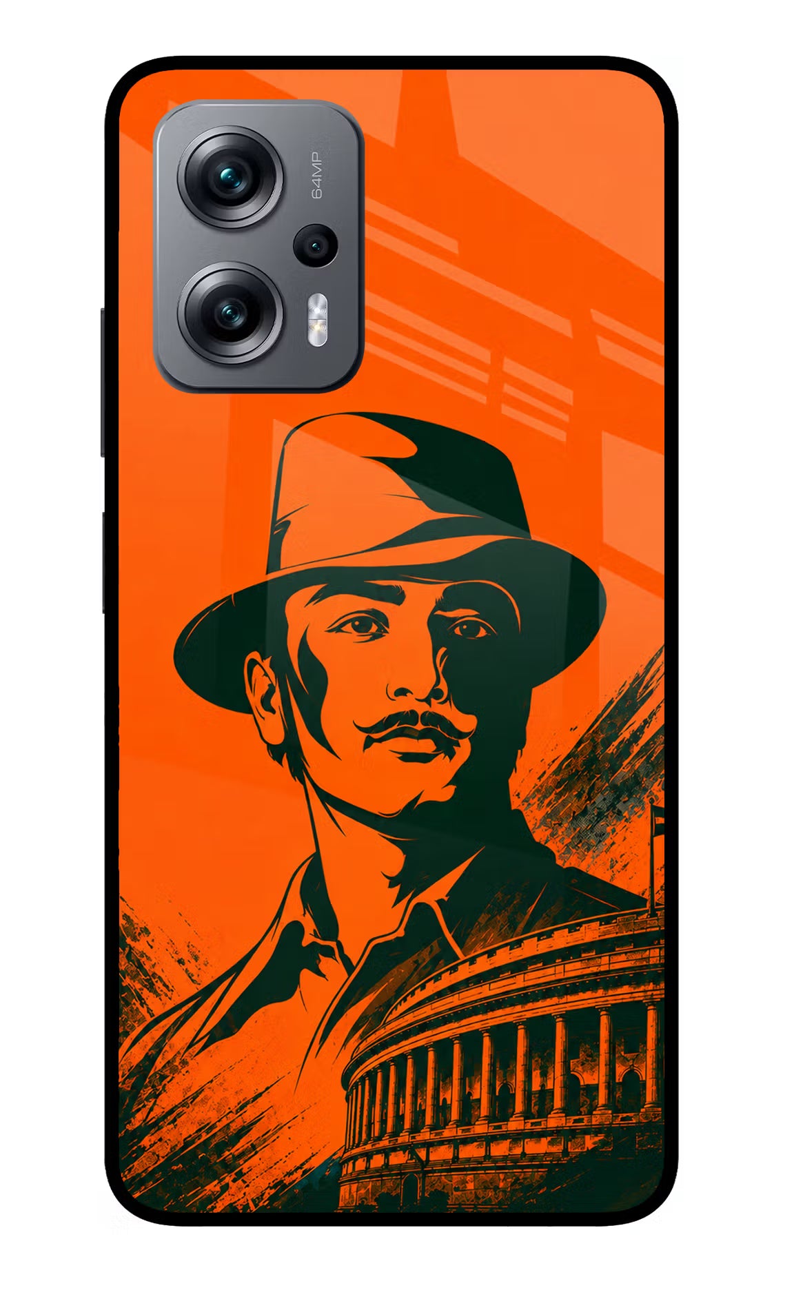 Bhagat Singh Legacy Redmi K50i Glass Case