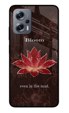 Bloom Redmi K50i Glass Case Back Cover by Casekaro